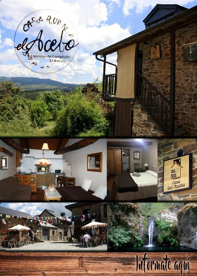 Casa Rural Del Acebo Espinoso de Compludo エクステリア 写真